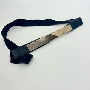 Elegant Black and Gold Belt